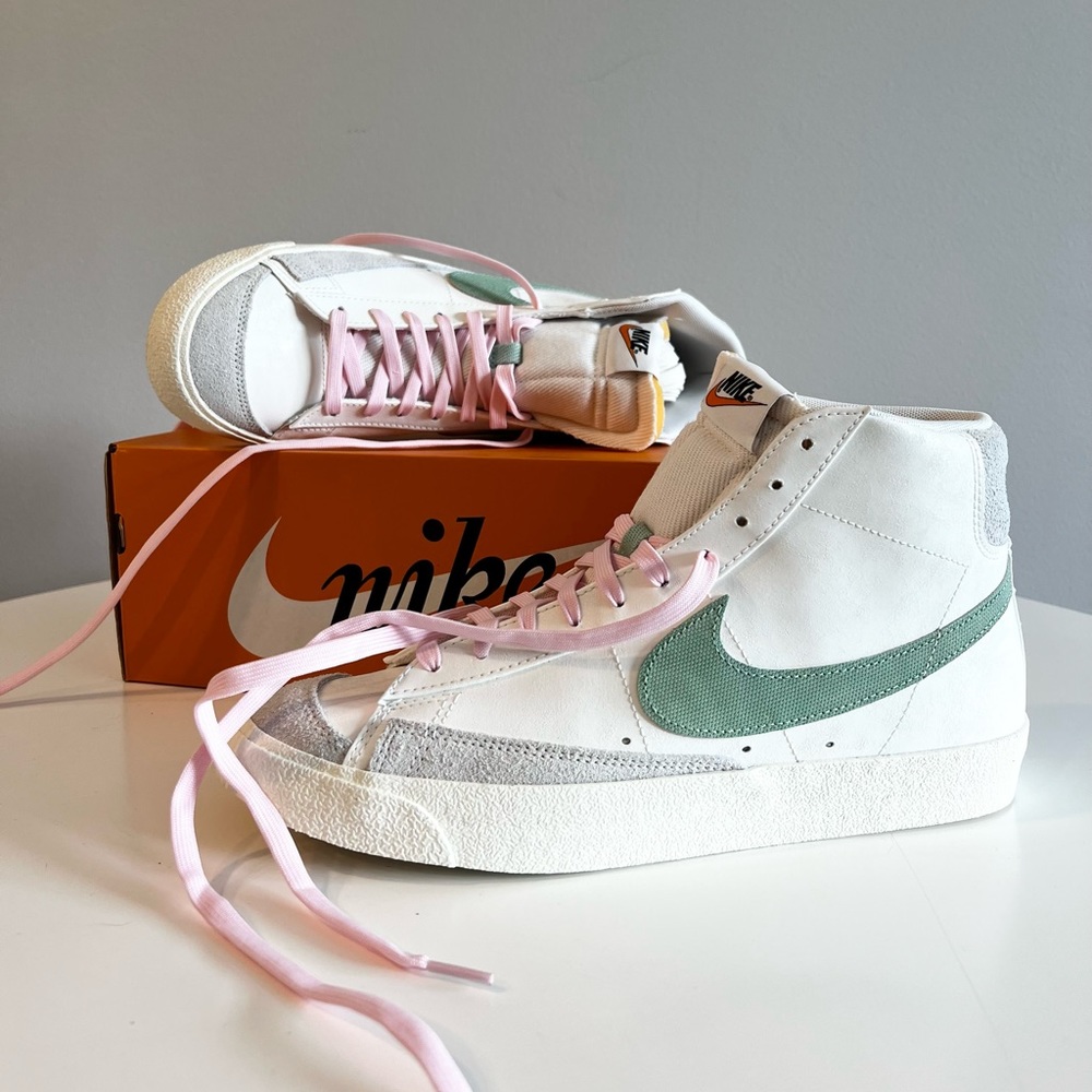 Nike Blazer Mid 77 Sail/Enamel Green-Coconut Milk-Off Noir Mens 11